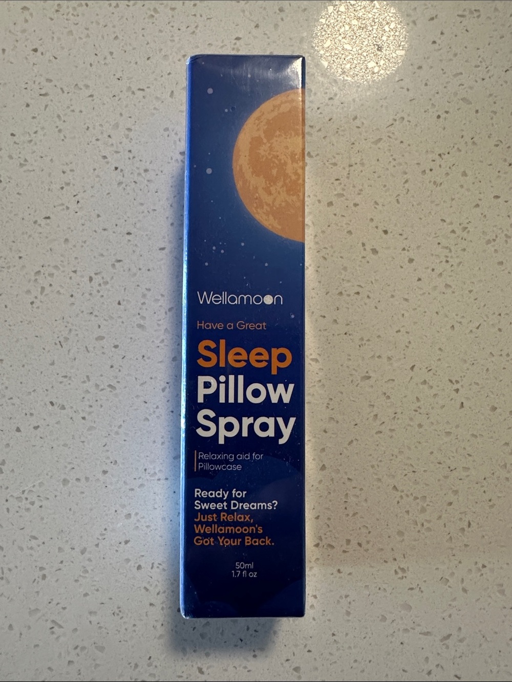 Wellamoon Sleep Pillow Spray - Blue and Orange